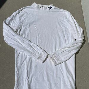 White turtle neck long sleeve top with BART insignia